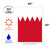 Red and White Bahrain Outdoor House Flag 40" x 28" - IMAGE 3