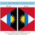 Red Antigua and Barbuda Outdoor House Flag 40" x 28" - IMAGE 4