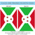 Green and Red Burundi Outdoor House Flag 40" x 28" - IMAGE 4