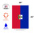 Blue and Red Haiti Outdoor House Flag 40" x 28" - IMAGE 3