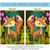 Green and Brown Fox in the Forest Outdoor House Flag 40" x 28" - IMAGE 4