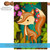 Green and Brown Fox in the Forest Outdoor House Flag 40" x 28" - IMAGE 5
