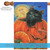 Orange and Black Cat in Pumpkin Halloween Outdoor House Flag 40" x 28" - IMAGE 5