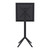 42.5" Black Folding Square Outdoor Patio Bar Table - IMAGE 4