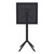 42.5" Black Folding Square Outdoor Patio Bar Table - IMAGE 6