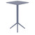 42.5" Gray Folding Square Outdoor Patio Bar Table - IMAGE 3