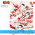 Beige Chickadees and Berries Outdoor House Flag 40" x 28" - IMAGE 5