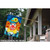 Blue and Yellow Clownin' Around Outdoor House Flag 40" x 28" - IMAGE 2