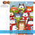 Brown and Gray Cat Caroling Christmas Outdoor House Flag 40" x 28" - IMAGE 5