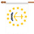 White and Yellow Rhode Island State Outdoor House Flag 40" x 28" - IMAGE 1