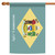 Green and Beige Delaware State Outdoor House Flag 40" x 28" - IMAGE 1