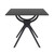 31.5" Black Square Laminated Top Outdoor Patio Dining Table - IMAGE 3