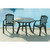 42" Green Round Outdoor Patio Dining Table - IMAGE 4