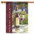 Red and Green Vino "Finger Lakes" Outdoor House Flag 40" x 28" - IMAGE 1