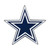 NFL Dallas Cowboys Emblem Exterior Auto Accessory - 3" - Blue and Silver - IMAGE 1