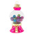 5" Embellished Gumball Machine Christmas Ornament - IMAGE 1