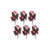Set of 6 Pinecone and Berry Christmas Artificial Picks 13.25" - IMAGE 1