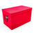 14.75" x 24.75" Candy Red Multi Use Christmas Storage Box - IMAGE 5