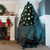 65" Slate Gray Christmas Decorated Upright Tree Storage Bag with Rolling Tree Stand - IMAGE 5