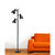 3-Light Tree Floor Lamp with Rotating Shade - 63.5" - Black - IMAGE 2