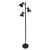 3-Light Tree Floor Lamp with Rotating Shade - 63.5" - Black - IMAGE 3