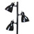 3-Light Tree Floor Lamp with Rotating Shade - 63.5" - Black - IMAGE 5