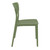 33" Olive Green Stackable Patio Dining Chair - IMAGE 4