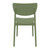 33" Olive Green Stackable Patio Dining Chair - IMAGE 5