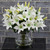 16" Lily Silk Artificial Christmas Floral Arrangement - IMAGE 3