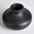 Solid Handmade Smooth Ceramic Vase - 10" - Black - IMAGE 4
