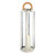 29" Silver and Brown Stainless Steel Dockside Outdoor Lantern Large - IMAGE 1