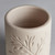 Fern Leaves Terracotta Cachepot Vase - 5.5” - White - IMAGE 4