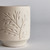 Fern Leaves Terracotta Cachepot Vase - 5.5” - White - IMAGE 5