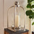 Large Cage Designed Candle Lantern - 21" - Silver - IMAGE 2