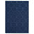 4.5' x 6.5' Moroccan Rectangular Outdoor Area Throw Rug - Navy Blue - IMAGE 1