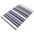 6.5' x 9.5' Striped Rectangular Outdoor Area Throw Rug - Navy Blue and White - IMAGE 4