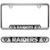 12.25” NFL Las Vegas Raiders Automotive License Plate Frame - IMAGE 1