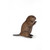 9.25" Standing American Beaver Cub Outdoor Garden Statue - IMAGE 2