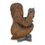 6.5" Pet Sloth Outdoor Garden Statue - IMAGE 3
