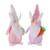 Set of 2 Easter Gnome Plush Figures 18" - IMAGE 1
