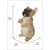 7.75" Standing French Bulldog Outdoor Garden Statue - IMAGE 6