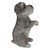 7.75" Sitting Schnauzer Outdoor Garden Statue - IMAGE 5