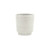 4" White Round Ripple Planter Pot - IMAGE 1