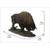 19.25" Standing Head Down Bison Outdoor Garden Statue - IMAGE 6