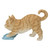 8" Mopping Kitten Outdoor Garden Statue - IMAGE 5