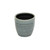 6.25" Blue Large Round Dotted Tapered Glazed Planter Pot - IMAGE 1