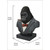 18.75" Gorilla Head Outdoor Garden Statue - IMAGE 4