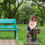 16" Gnome with Sign Outdoor Garden Statue - IMAGE 2