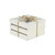 Set of 3 Gray Rustic Farmstead Wooden Storage Crates 11" - IMAGE 3