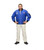 Blue Flight Jacket size Adult XX-Large - IMAGE 1